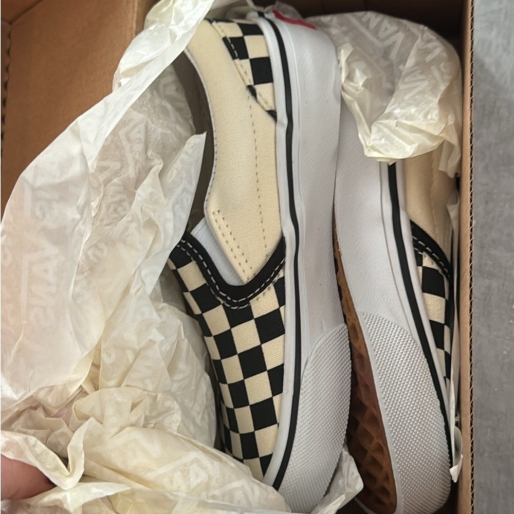 Vans Checkerboard Slip-On Sneakers